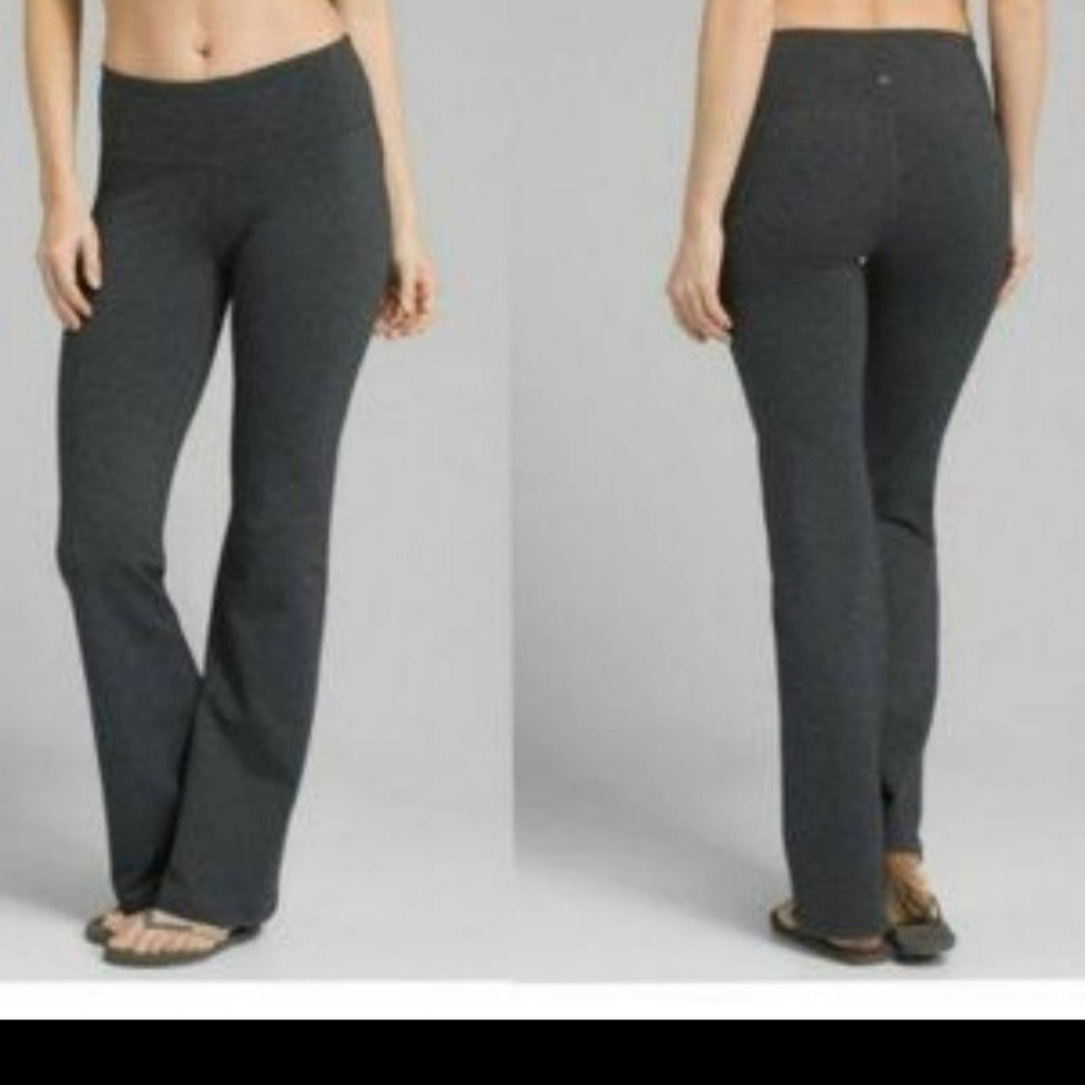 NWT Prana Olympia Flare Heather Grey Slim Legging Pants XS Tall - Picture 6 of 8